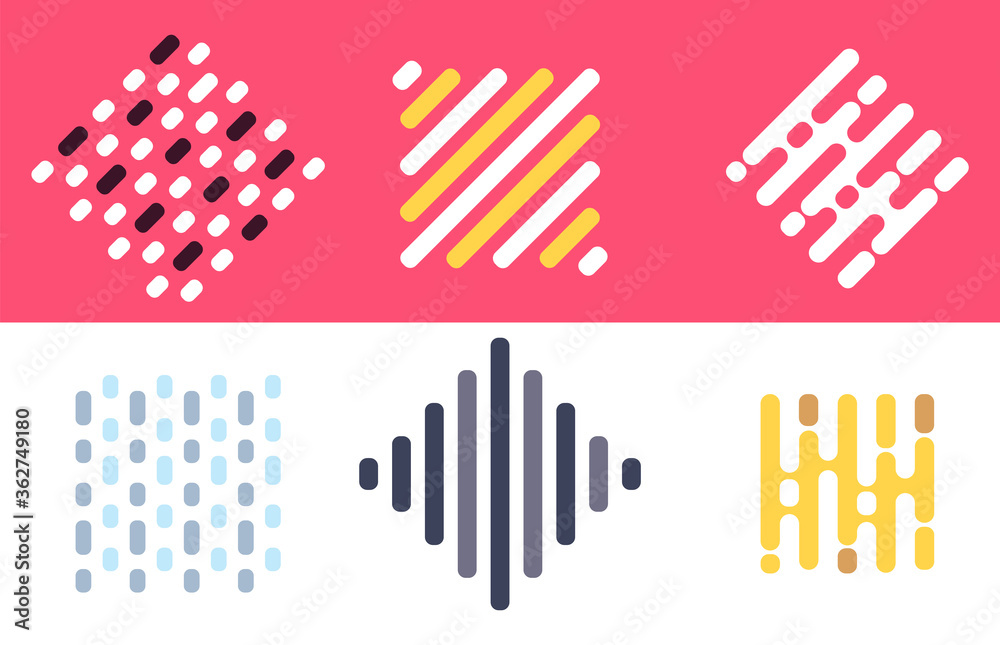 Minimalist square trendy shapes set . Stylish vector logo emblems for your mark. Simple universal geometric signs collection. For pattern design. Minimalist square trendy shapes set . Stylish vector logo emblems for your mark. Simple universal geometric signs collection. For pattern design.