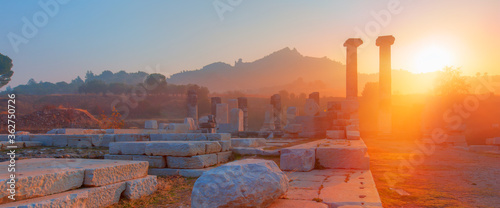The Temple of Artemis, Sardes (Sardis) Ancient City - Manisa, Turkey 