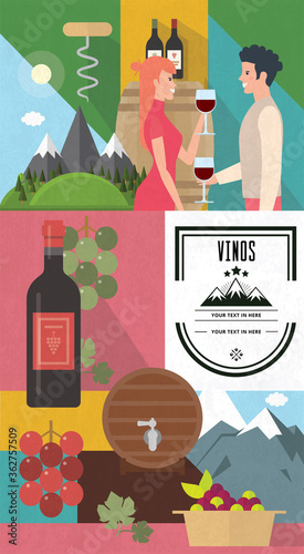 Wine event banner