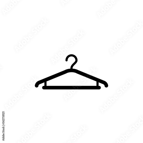 hanger icon vector symbol template