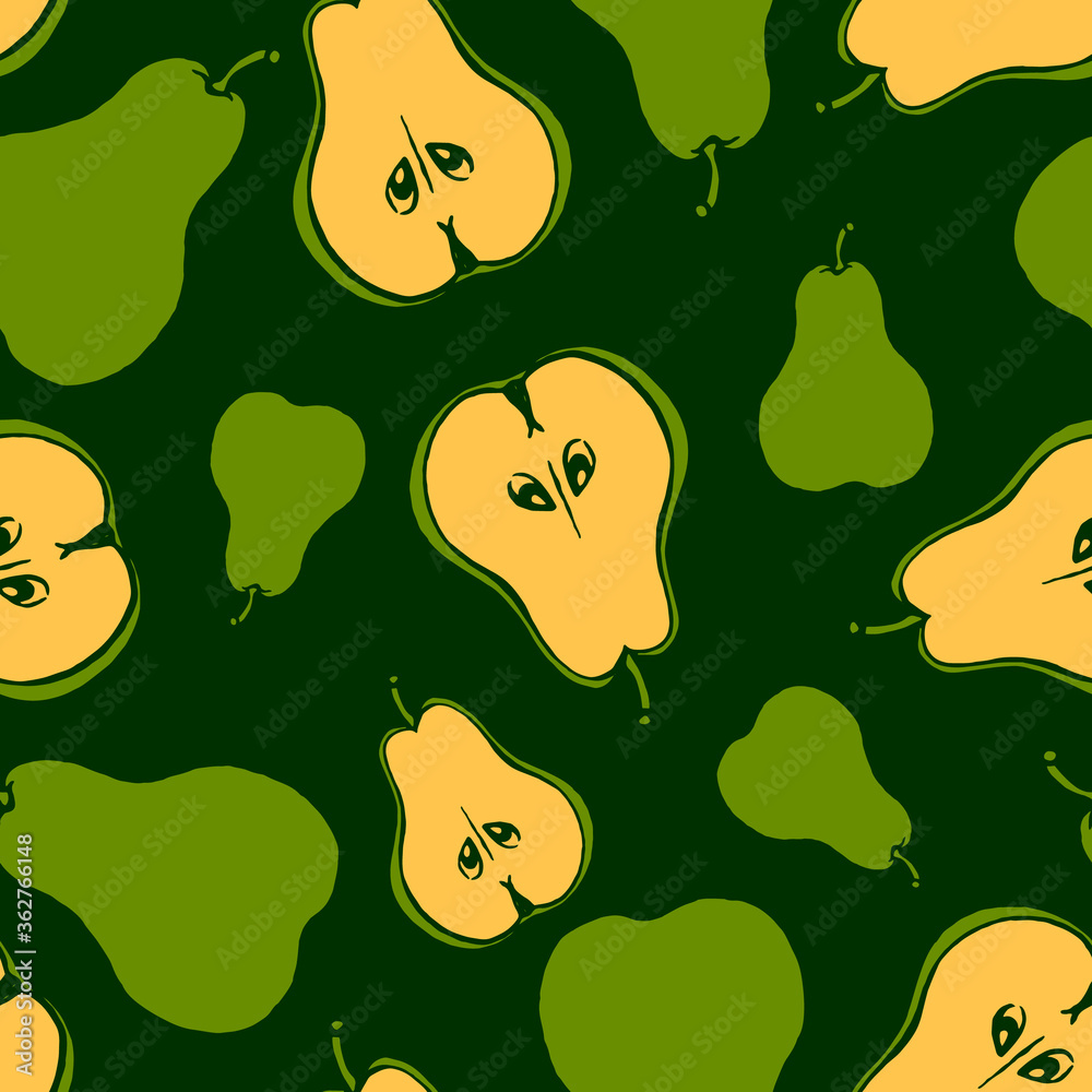 seamless pattern with pears seamless pattern with pears