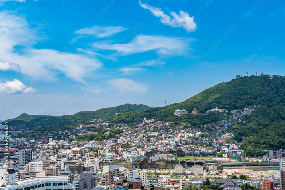長崎市内の風景　都市景観