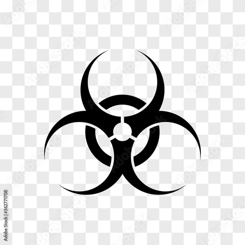 Virus internet danger icon in checkerboard BG. Internet flat icon symbol for applications.