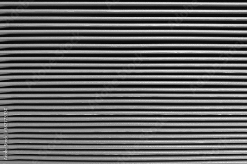 View of the blinds in a horizontal position. Background, texture.