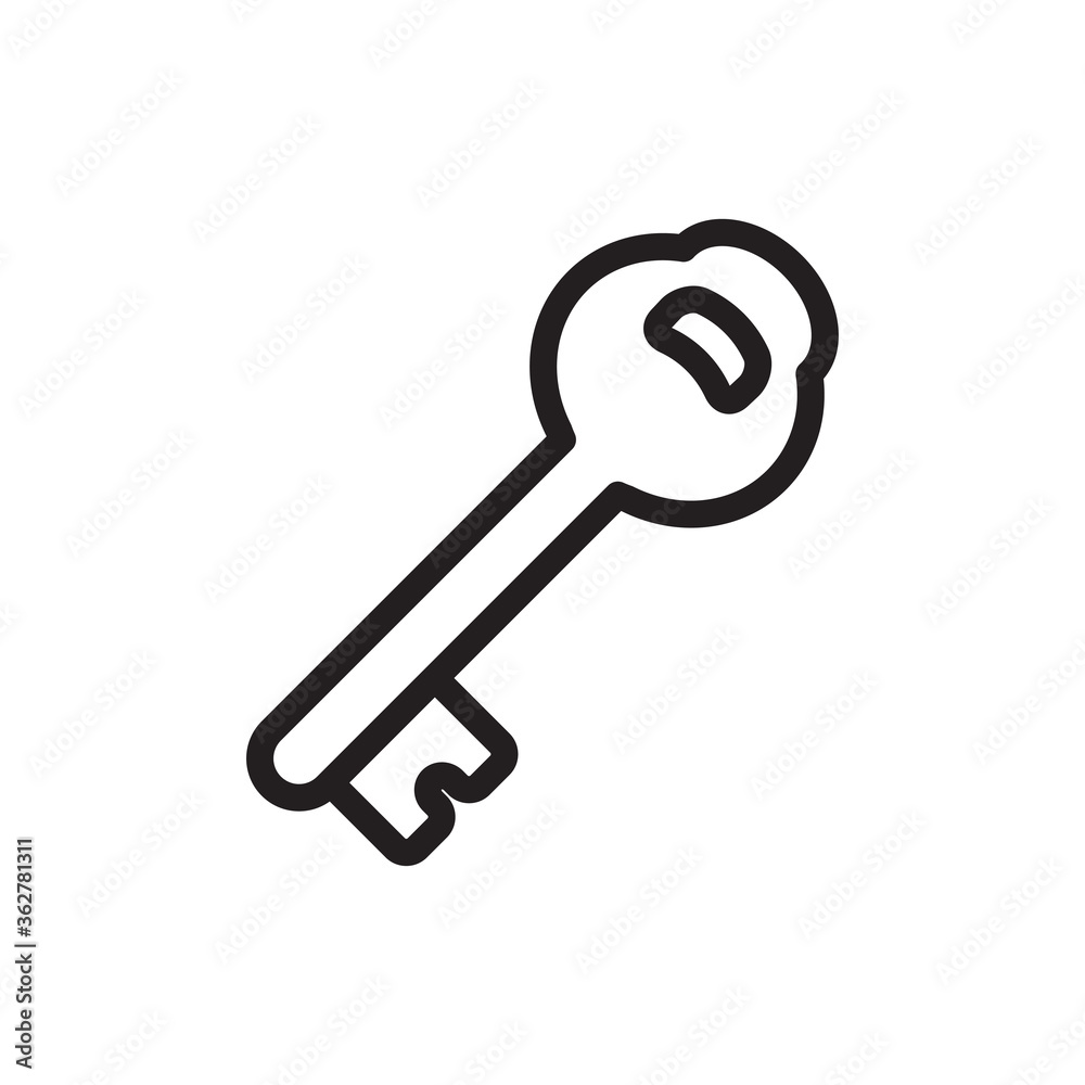 key icon vector symbol template key icon vector symbol template
