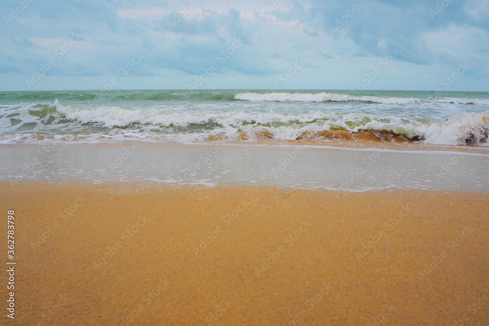 waves on the beach