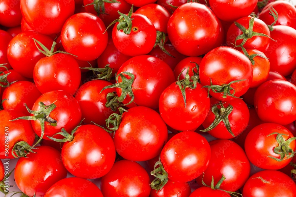 red tomato raw ripe vegetable,  group.