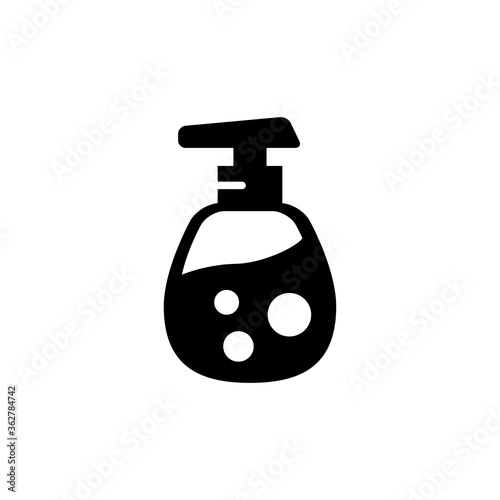 liquid soap icon vector symbol template