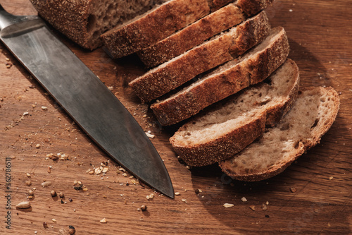 Whole Fragrant bread on the...