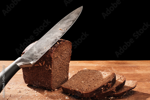Whole Fragrant bread on the...