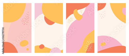 Abstract background Design templates for social media posts and instagram stories