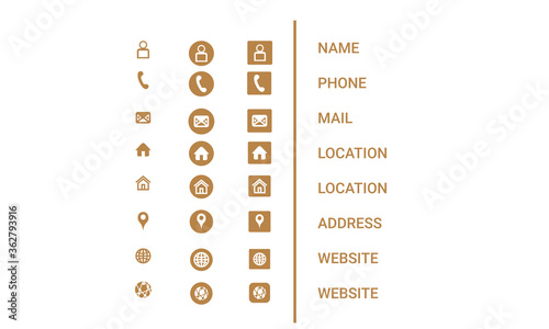 Modern Business icon design