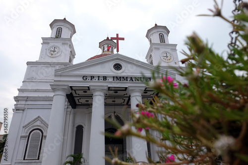 Historical Blendug Church or Immanuel Church in 