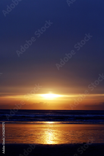 Panoramic sunset scenery © ImageHit