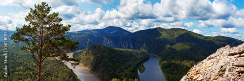 Russia Krasnoyarsk Territory view of the Mana River