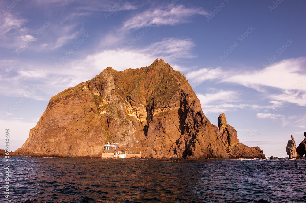 Wonderful, curious and beautiful island Dokdo is the east end territory of Republic of Korea. Wonderful, curious and beautiful island Dokdo is the east end territory of Republic of Korea.
