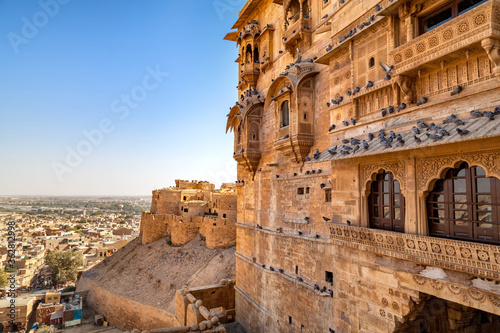 Façade of Sonar (Golden) Fort - Jaisalmer