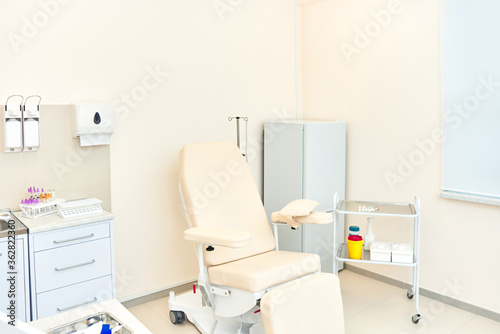 doctor’s office for a blood test. empty interior © Olek