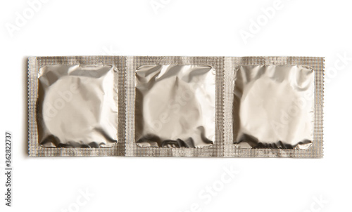 pack of three condoms