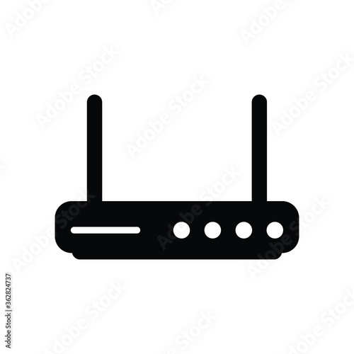 wifi router icon vector. internet symbol