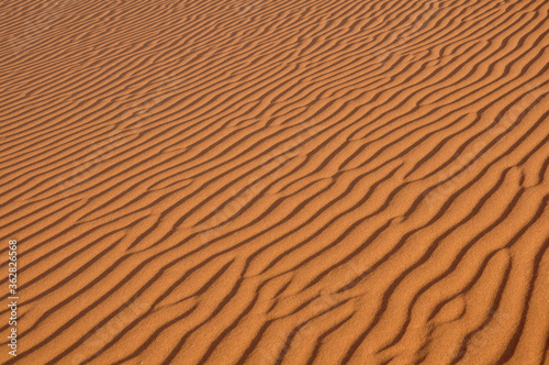 Beautiful wavy sand texture background in Namib desert, Sossusvlei, Africa