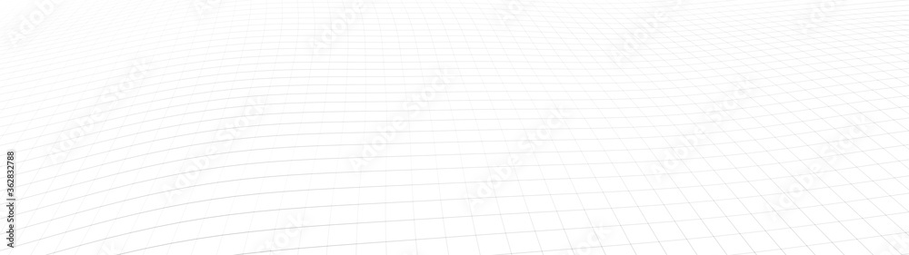 Vector perspective grid. Network of bright connected dots and lines. Abstract dynamic wave of many points. Detailed lines forming an abstract background Vector perspective grid. Network of bright connected dots and lines. Abstract dynamic wave of many points. Detailed lines forming an abstract background