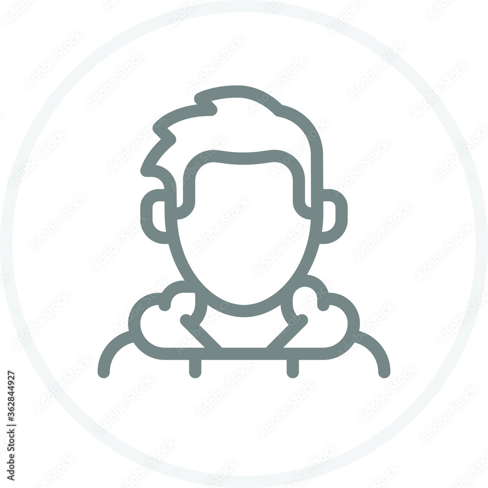 Male avatar icon. Simple man avatar vector icon. Sign and symbol for web logo mobile app UI. Pixel Perfect. Male avatar icon. Simple man avatar vector icon. Sign and symbol for web logo mobile app UI. Pixel Perfect.