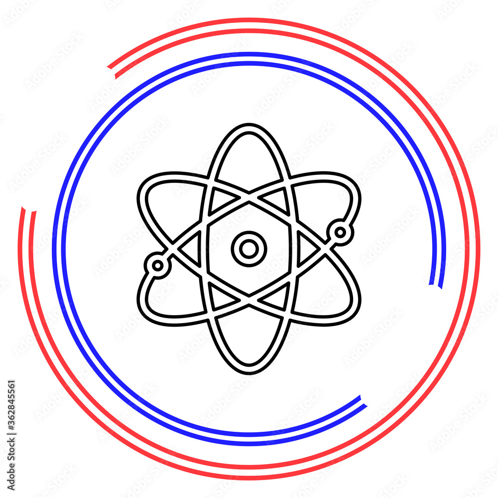 atom vector icon