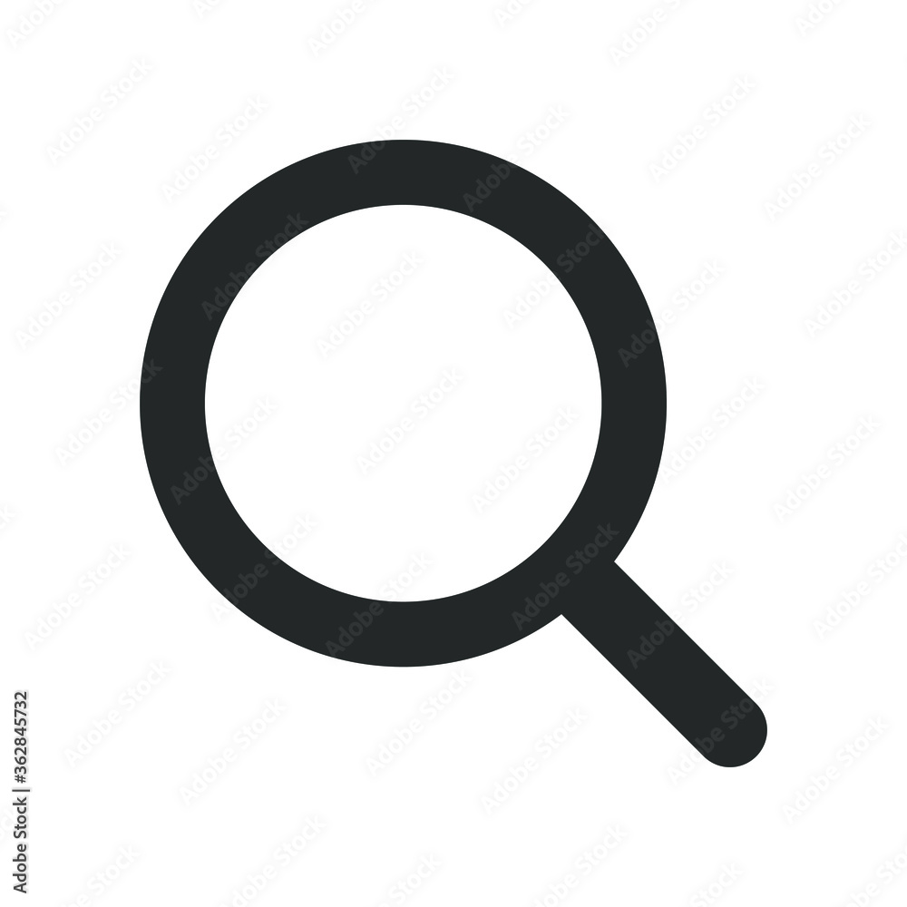 Magnifying glass icon. Search and zoom symbol. Magnify sign. Magnifier logo. Web application and interface button. Vector illustration image. Isolated on white background. Magnifying glass icon. Search and zoom symbol. Magnify sign. Magnifier logo. Web application and interface button. Vector illustration image. Isolated on white background.