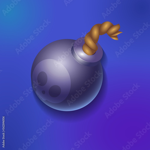 Bomb game element assets for destroy items icon can be used in different games