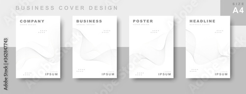 Set of business cover design