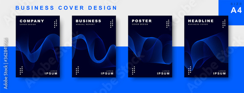 Set of business cover design
