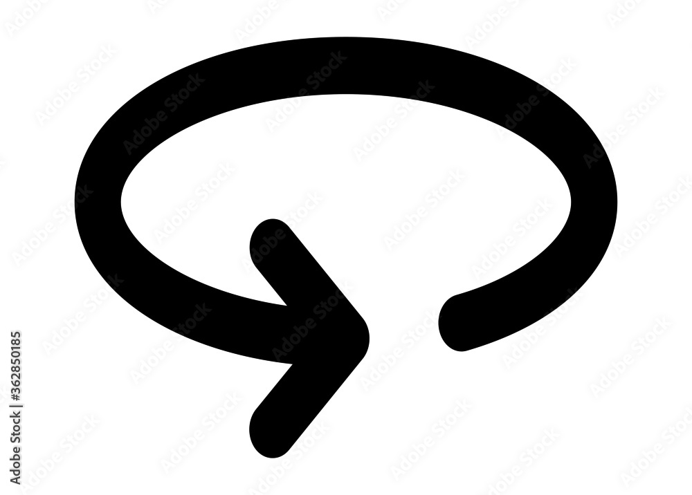 360 rotation line outline modern icon 360 rotation line outline modern icon