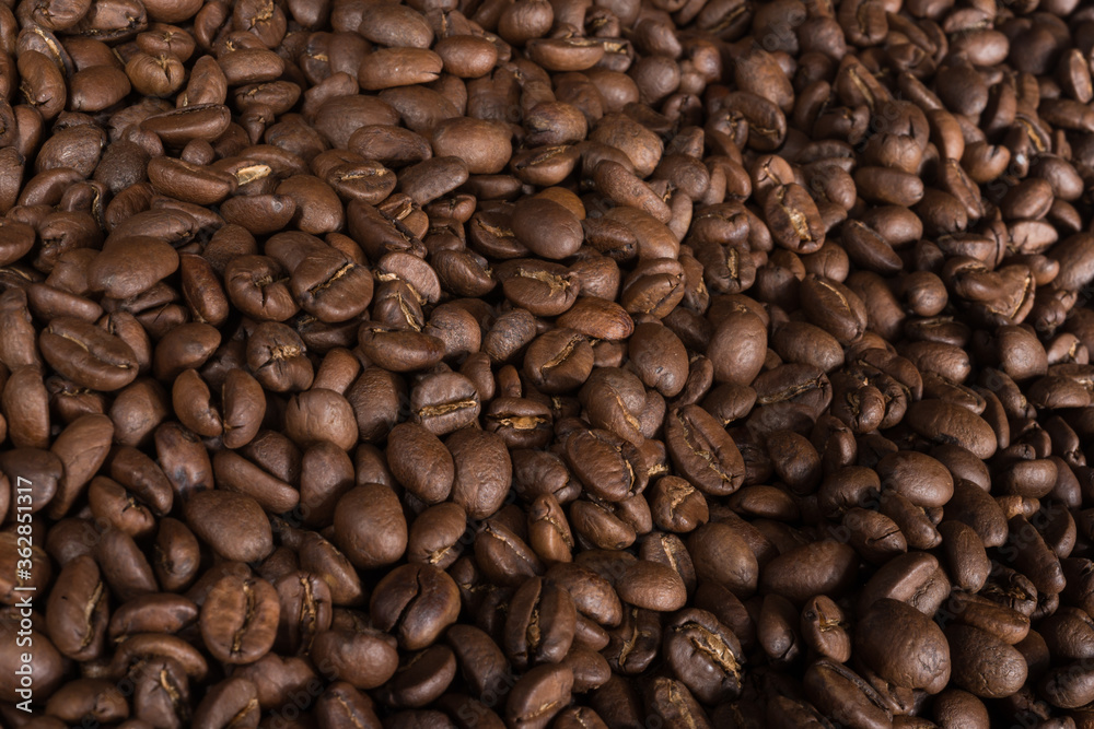 Bunch of coffee grains from Mexico Bunch of coffee grains from Mexico