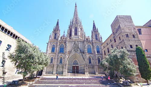 Barcelona Cathedral, Catalunya, Spain, Europe