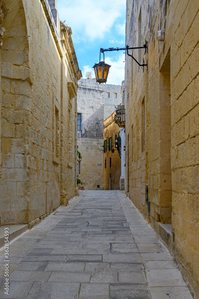 Street in Mdina,Malta
