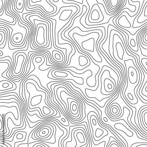 Vector topographic map background, Geography concept. Vector abstract illustration.