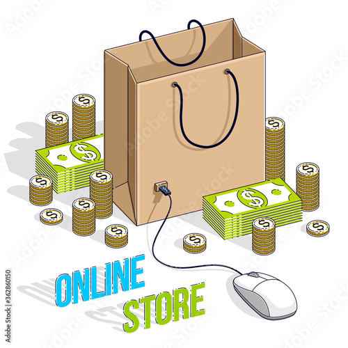 Online Shopping concept, we...