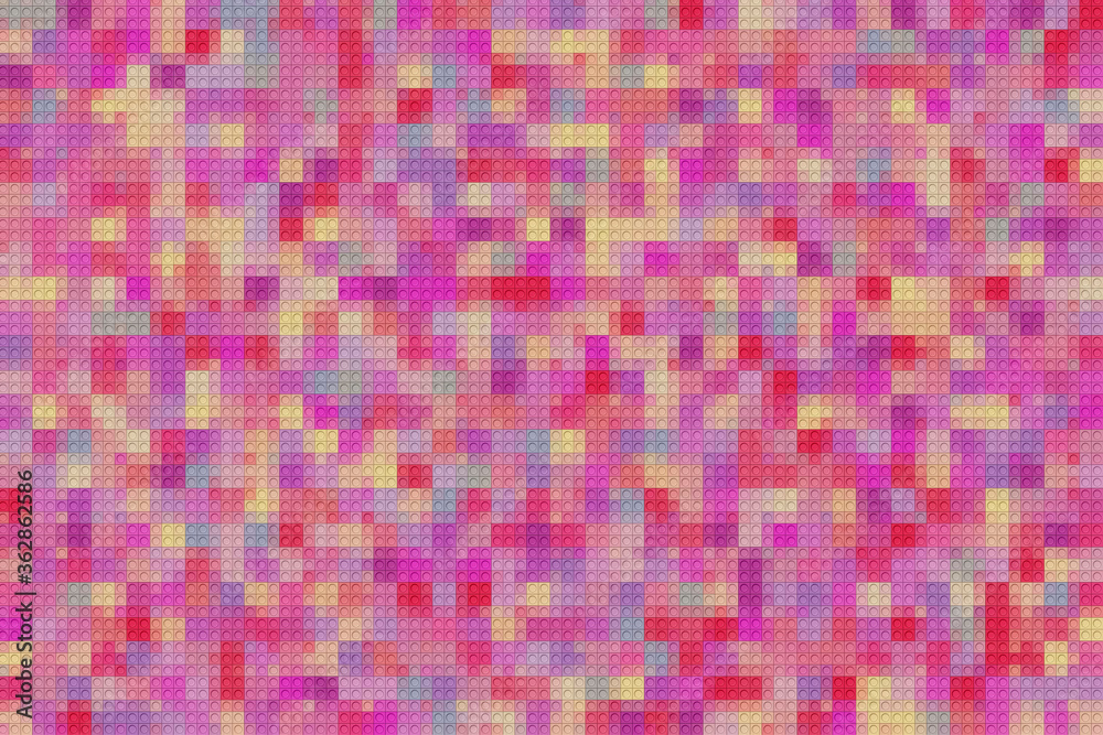 Colorful geometric pattern with different shapes. Modern creative texture