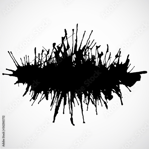 black spot with streaks