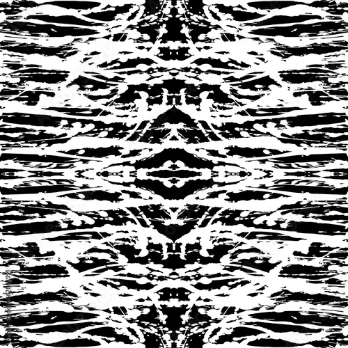 psychedelic black and white background