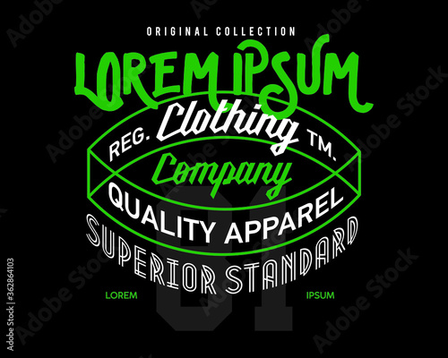 t shirt design graphic print for apparel clothing