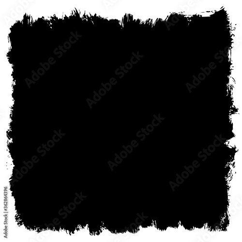 grungy black square background