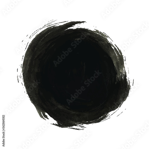Blob circle, round background