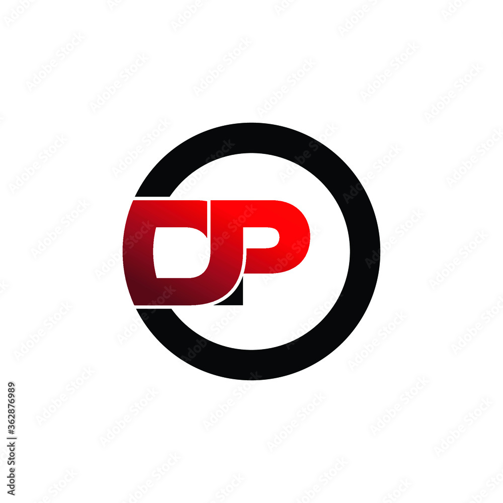 Letter DP circle logo icon design vector. monogram logo vector illustration Letter DP circle logo icon design vector. monogram logo vector illustration