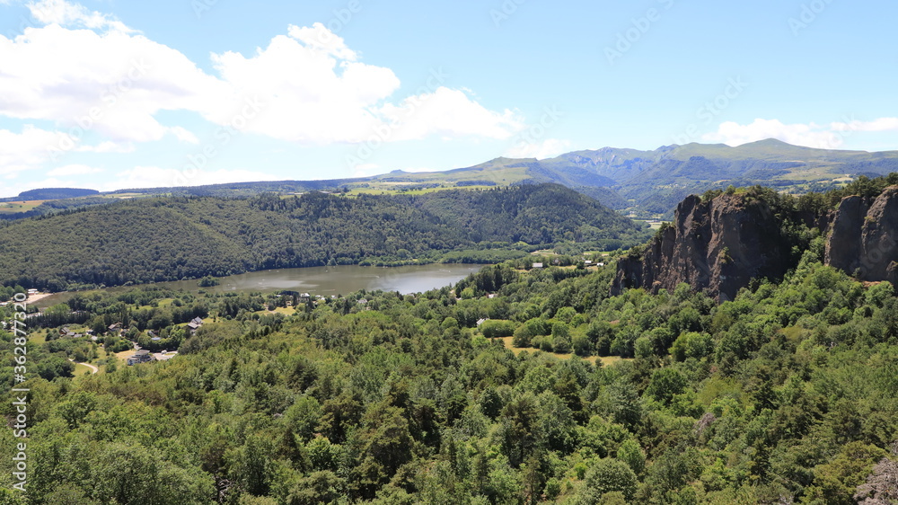 Obraz premium lac Chambon, Auvergne