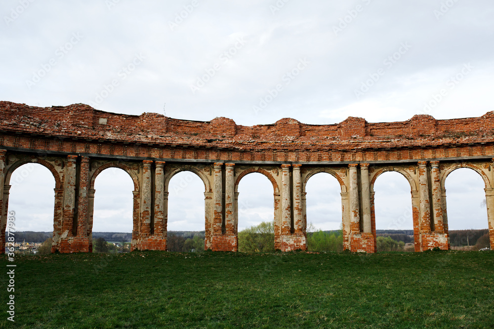 Fototapeta premium Ruzhany Palace, ruined palace of Sapieha in Western Belarus