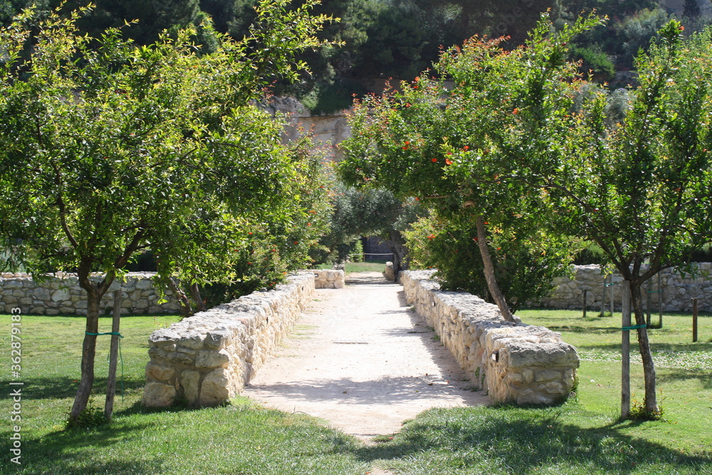 Garden of the Capuchins in Cagliari (Orto dei Cappuccini), Sardinia, Italy Garden of the Capuchins in Cagliari (Orto dei Cappuccini), Sardinia, Italy