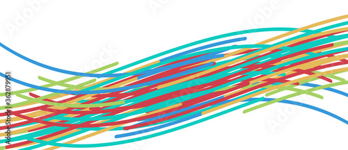 Аbstract moving colorful lines vector backgrounds for cover, placard, poster, banner or flyer