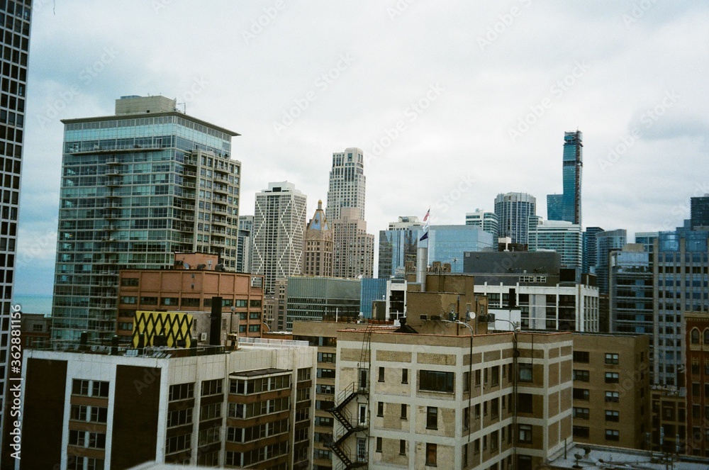 Chicago skyline 35mm Chicago skyline 35mm